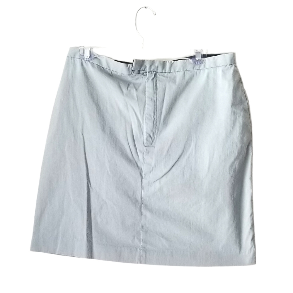 Banana Republic Stretch Light Gray Pencil Skirt, Size 12